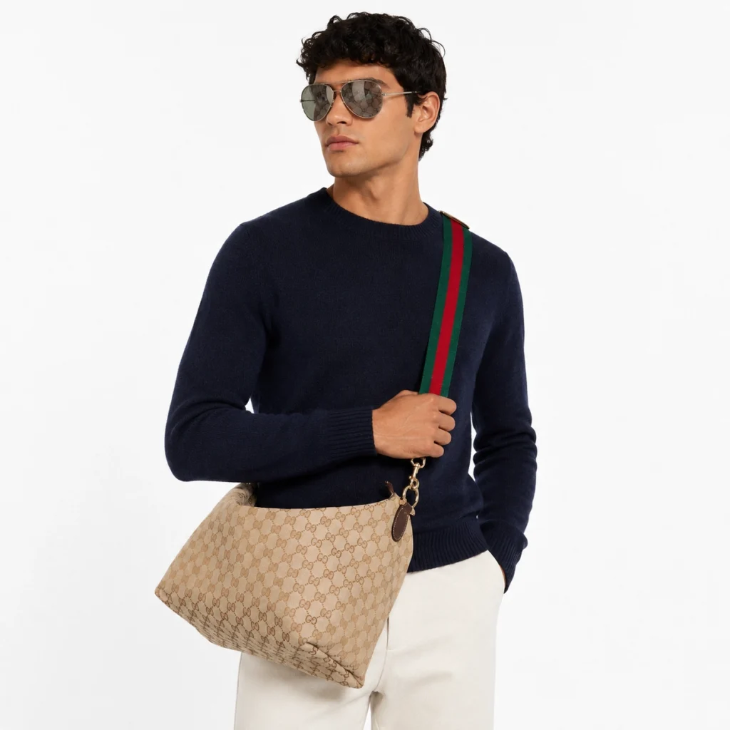 Gucci Brera Medium Crossbody Bag - Beige